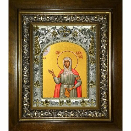 Икона Фотина (Светлана) Самаряныня, 14x18 см, в деревянном киоте 20х24 см, арт вк-4916