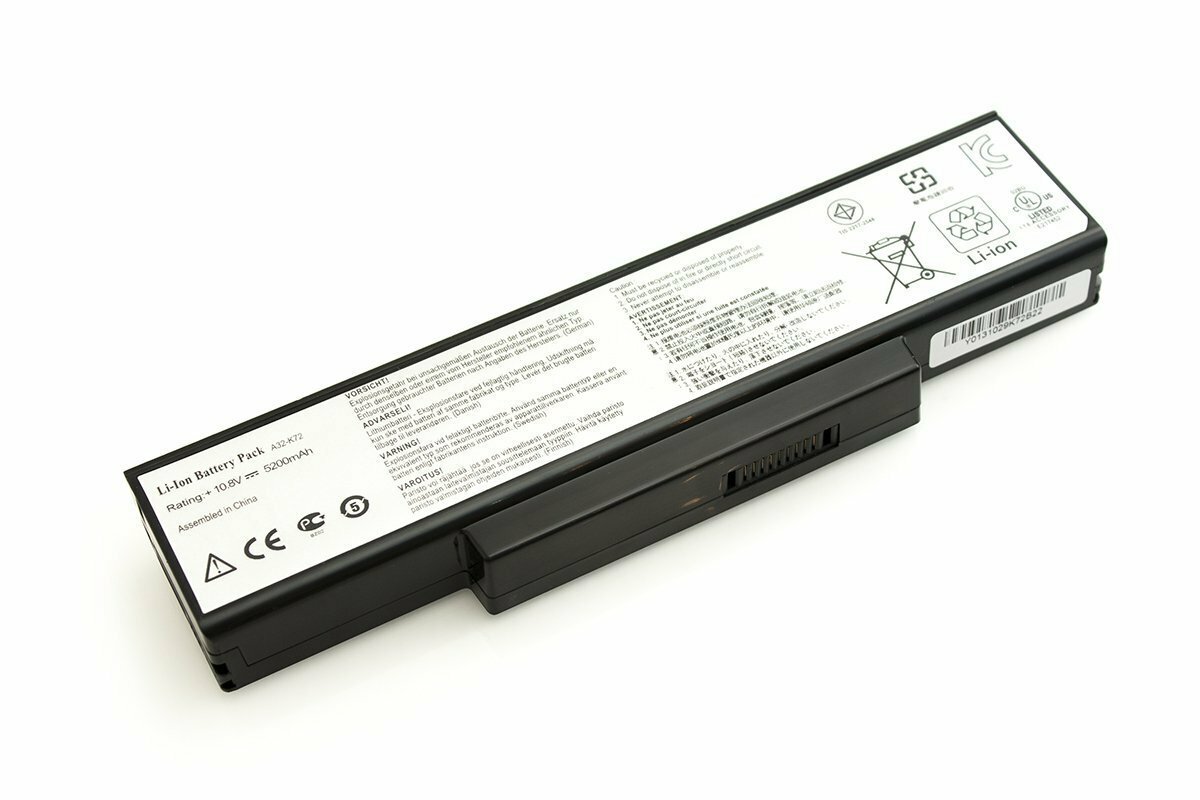 Аккумулятор для ноутбука ASUS N73S 5200 mah 10.8V