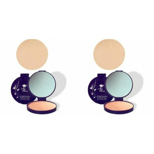 Alex Horse Пудра компактная на рисовой основе № 05 с зеркалом, 2 шт