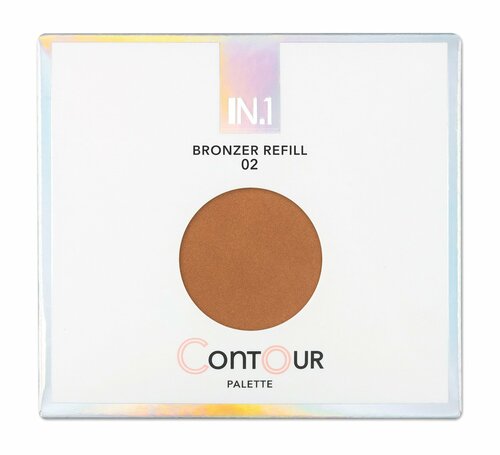 N.1 Bronzer Refill Бронзер для палетки Contour Palette, 3 г, 02