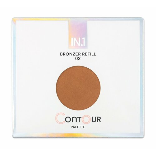 N.1 Bronzer Refill Бронзер для палетки Contour Palette, 3 г, 02