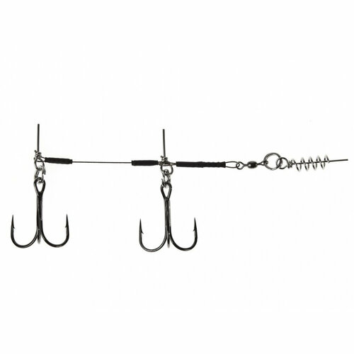 Стальная оснастка Lucky John STINGER SSW lucky john оснастка стальная стингер lucky john deep pike stinger rig l flexhead ljp7403 l010 10 гр