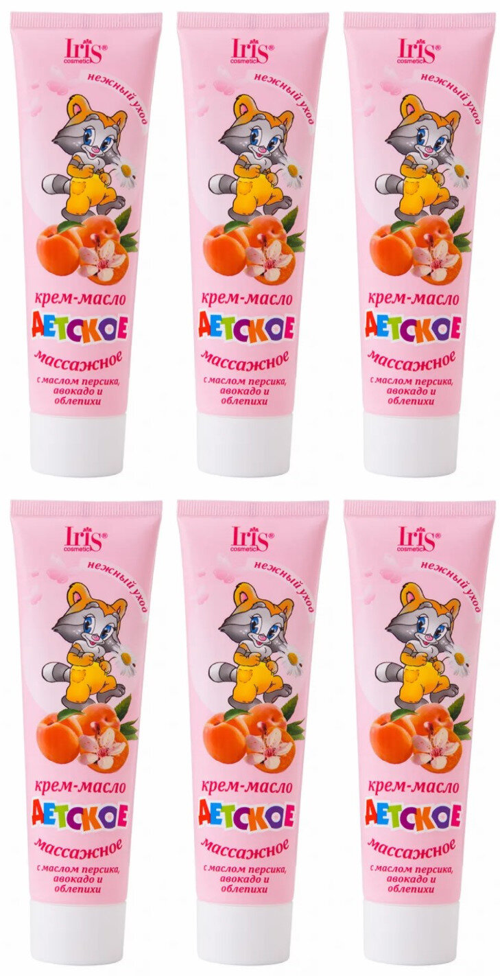 фото Iris Крем-масло детское массажное 100мл,6 шт