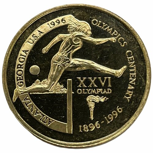 Танзания 2000 шиллингов 1996 г. (XXVI летние Олимпийские Игры, Атланта 1996 - Барьеры) (Br) (PP)