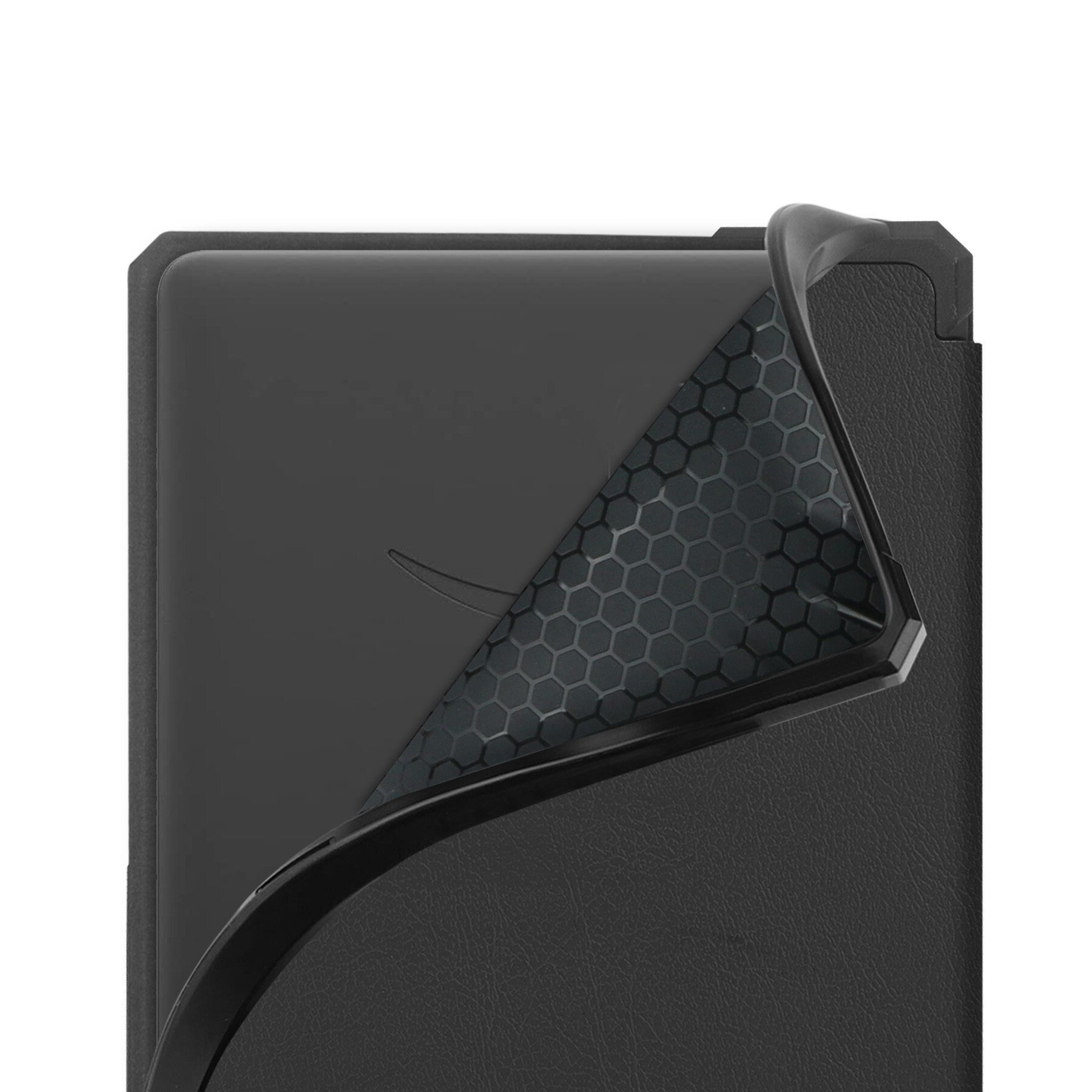 Чехол-обложка MyPads для Amazon Kindle Paperwhite 5/ 11th Gen. 2021 из эко-кожи с функцией включения-выключения и возможностью быстрого снятия черный — фото 4