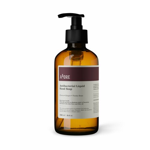 AADRE Антибактериальное жидкое мыло для рук Antibacterial Liquid Hand Soap Ginger 250 мл мыло жидкое aadre жидкое мыло для рук имбирь liquid hand soap ginger