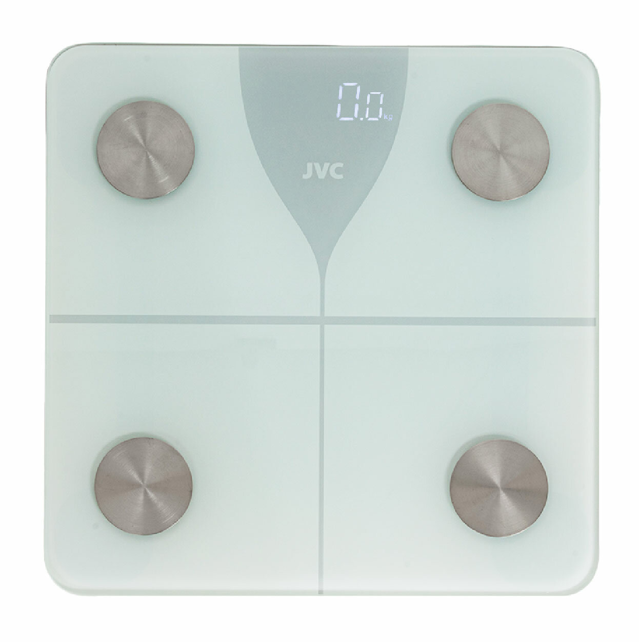 SMART напольные весы JVC управление со смартфона, до 180 кг, функции BMI, AMR, BMR, измерение жира, жидкости, мышечной и костной ткани - фотография № 11