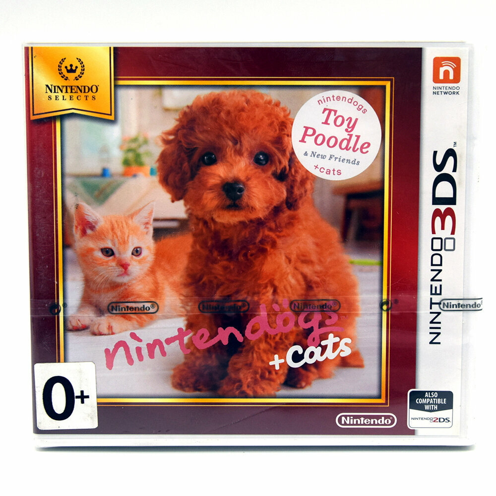 Nintendogs+Cats. Карликовый пудель и новые друзья (3DS) русские субтитры