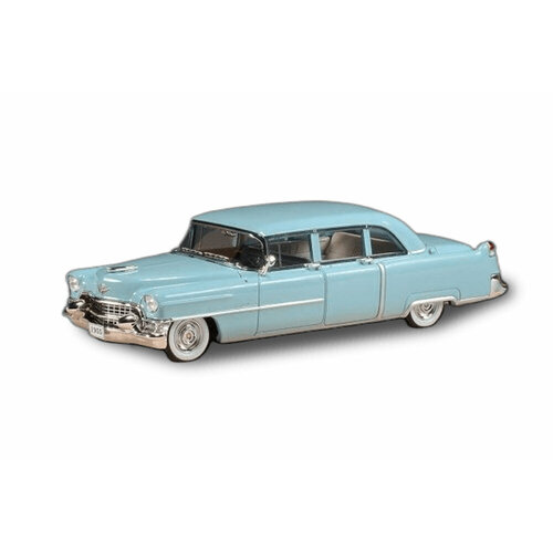 Cadillac fleetwood 75 limousine 1955 azure blue