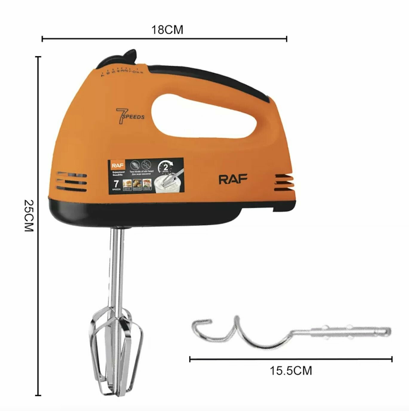 Кухонный миксер RAF 7 скоростей