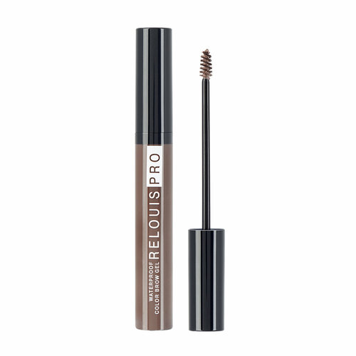 RELOUIS Гель для бровей PRO Waterproof Color Brow Gel водостойкий оттеночный, 6 г, 03