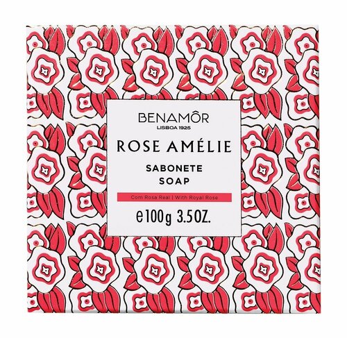 BENAMOR Rose Amelie Мыло парфюмированное Роза, 100 г