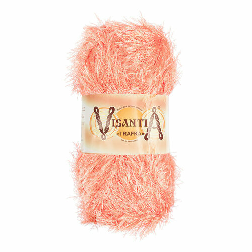 Пряжа VISANTIA "TRAFKA" 100% полиэстер 100 г 150 м №0020 св. красный