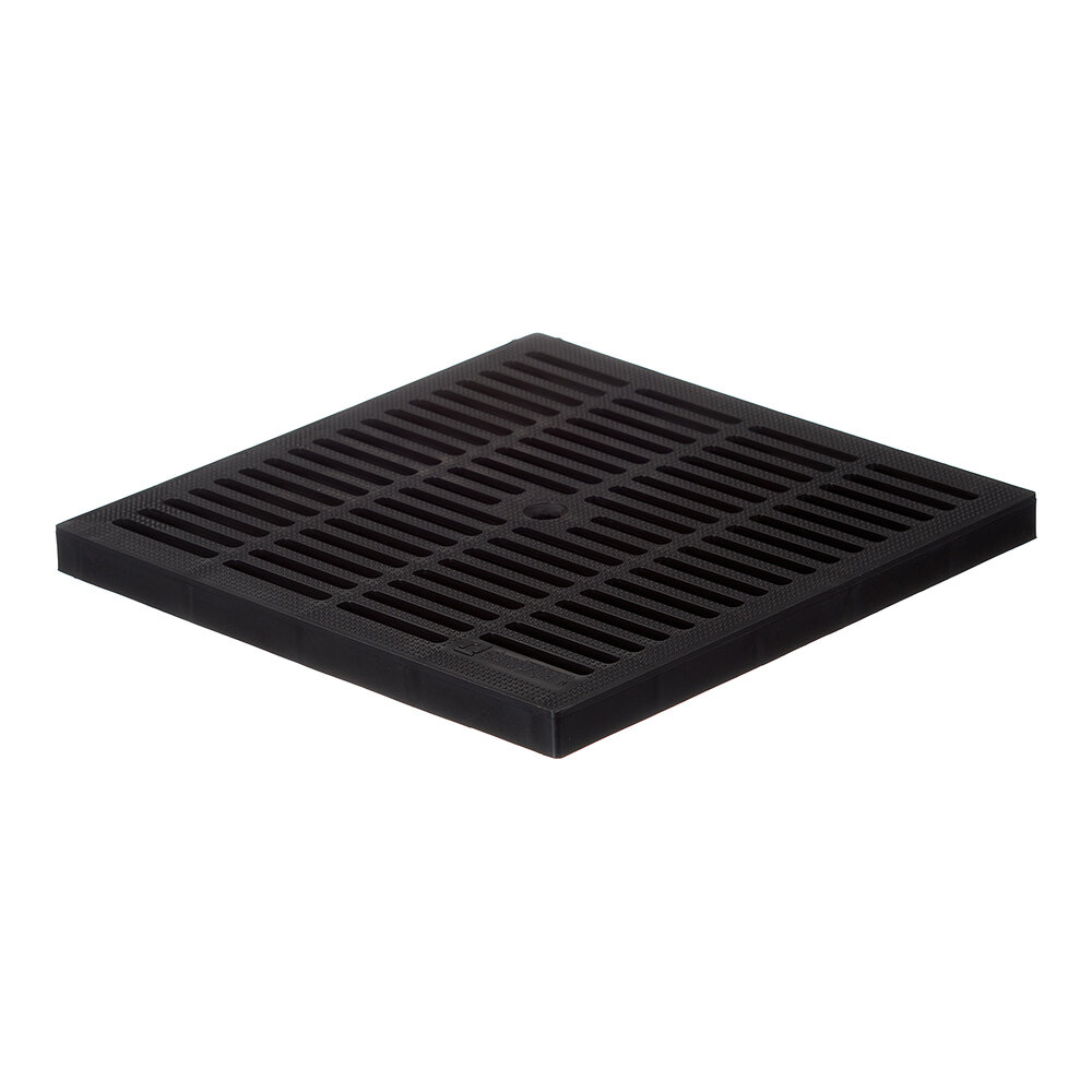 Решетка для дождеприемника Standartpark Polymax Basic 300х300 мм пластиковая черная