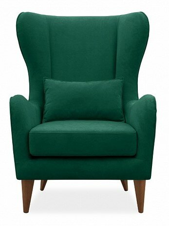 Кресло для отдыха Грета Зеленый Велюр