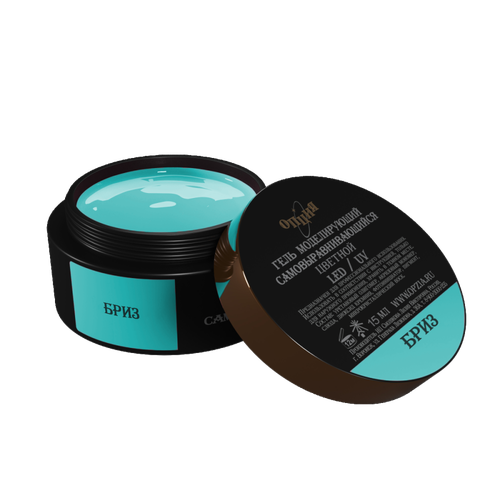 Гель моделирующий цветной Опция Бриз 15 мл 39010