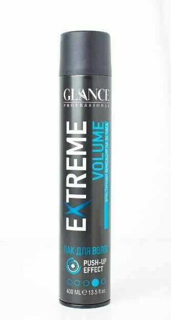 Glance Professional Лак для волос экстремальный объём Extreme Volume, 400мл