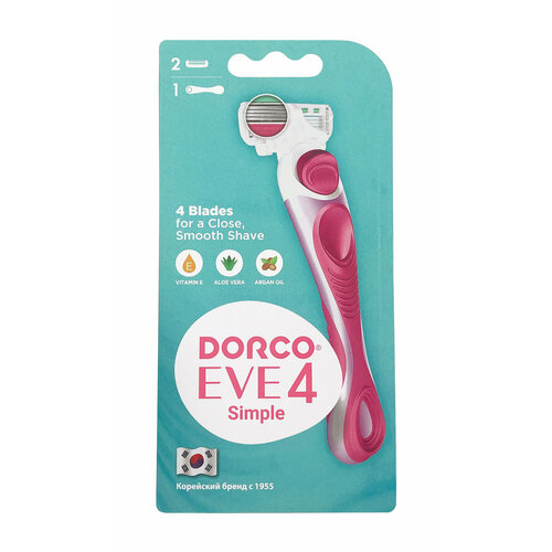 Станок для бритья со сменными кассетами Dorco Razors Shai 4