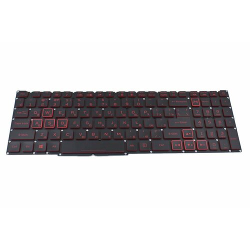 Клавиатура для Acer Nitro 5 AN515-57-51GK ноутбука с красной подсветкой аккумулятор для acer nitro 5 an515 58 5046 57 wh ноутбука акб