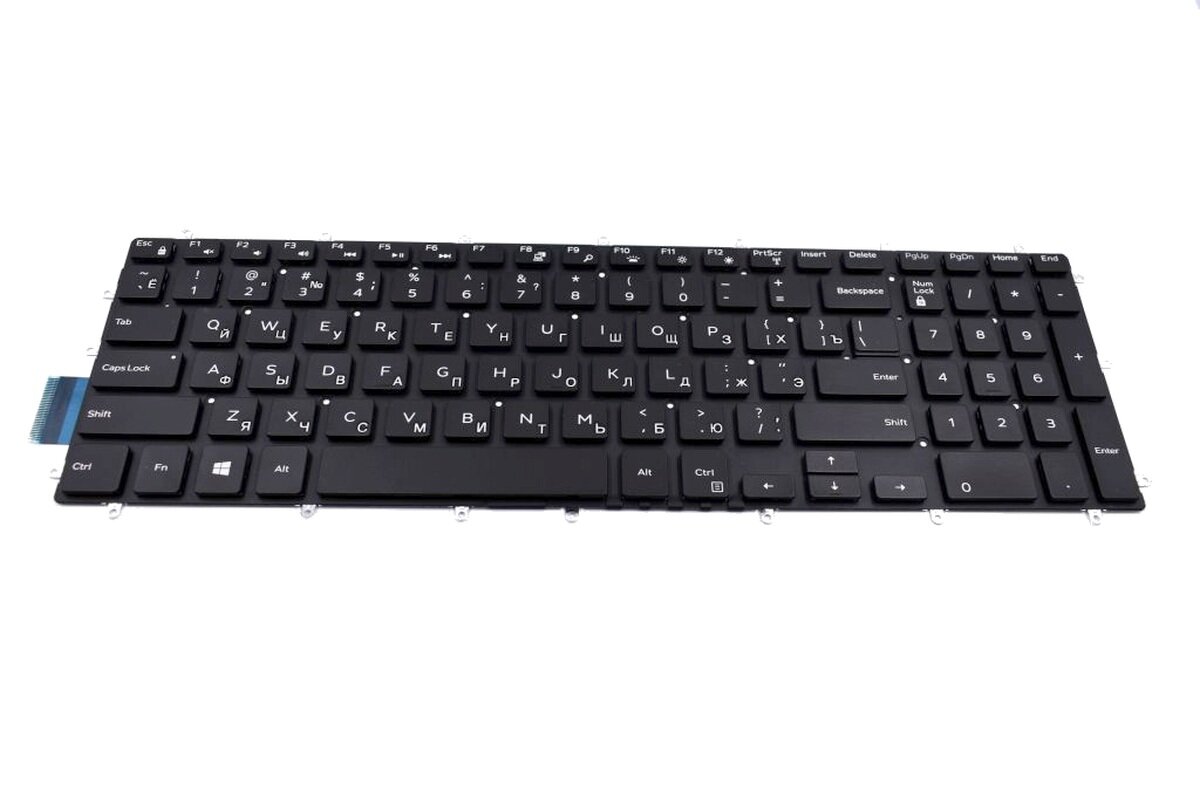 Клавиатура для Dell P66F003 ноутбука с подсветкой