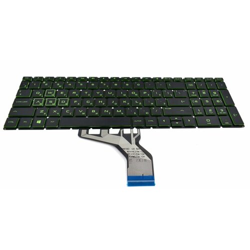 Клавиатура для HP Pavilion Gaming 15-dk1045ur ноутбука с подсветкой