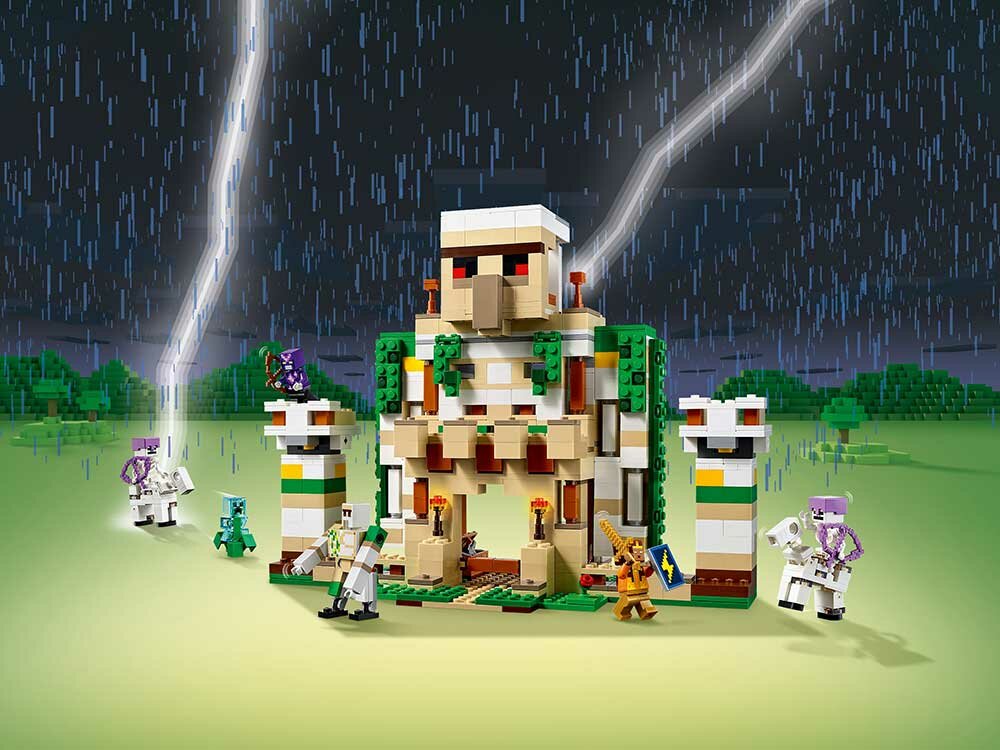 LEGO Minecraft Крепость Железного Голема 21250 - фото №6