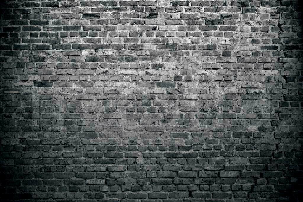 фото Фотообои Черный кирпич 275x413 (ВхШ), бесшовные, флизелиновые, MasterFresok арт 9-192