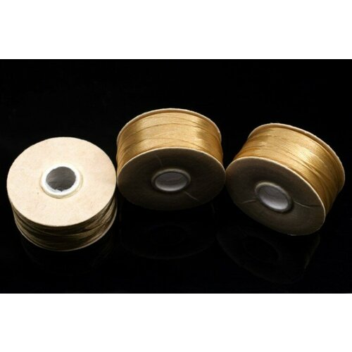 Нить для бисера NYMO, размер D, длина около 59м, цвет champagne шампанское, нейлон, 1030-078, 1шт