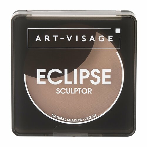 ART-VISAGE Скульптор пудровый Eclipse sculptor natural shadow vegan, 7 г, 201 light taupe