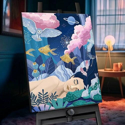 Картина по номерам Сон в летнюю ночь, 40x50 см. Molly картина по номерам сон в саду 40x50 см