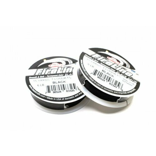 фото Нить fireline 6lb, цвет black satin, толщина 0,006" (0,15мм), длина 15yd, 1024-022, 1 катушка нет бренда