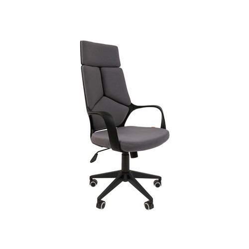 Офисное кресло тайпит-мк Chairman 525 Серый, полиэстер