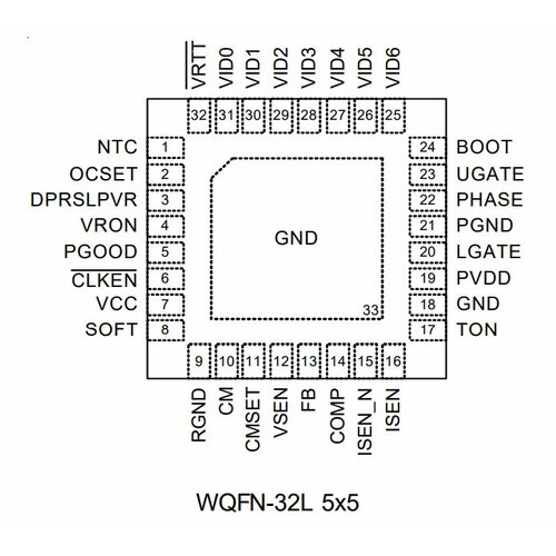 Микросхема RT8152CGQW