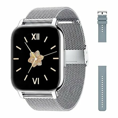 Умные часы для женщин и мужчин MELANDA P66 Silver Гарантия 1 год 449000₽