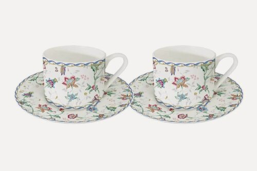 Изображение товара Набор 2 чашки с блюдцами Букингем, 0,22 л (Anna Lafarg Emily)