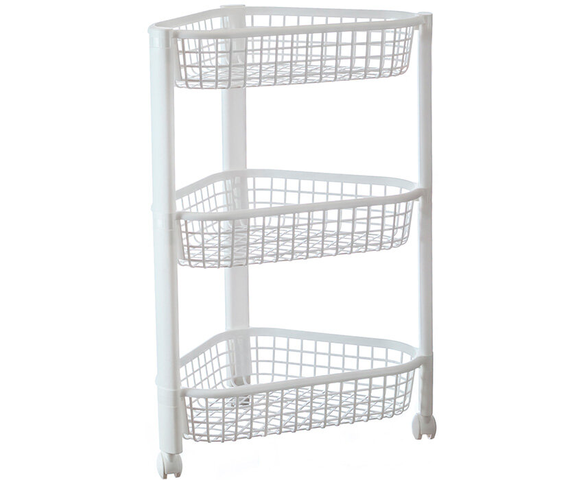 фото Полка угловая евро (3 секции) белый М 2756 (Артикул: 4400001640)