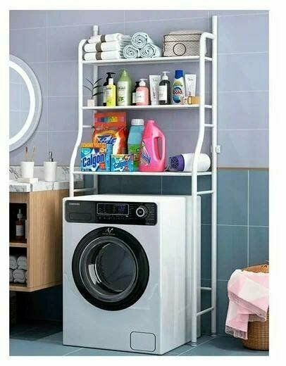 фото Полка для ванной / под стиральную машинку / напольная / ярусная