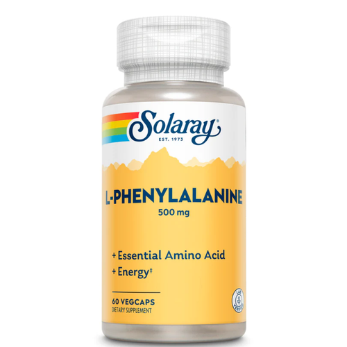 Solaray L-Phenylalanine Free Form (L-фенилаланин) 500 мг 60 капсул