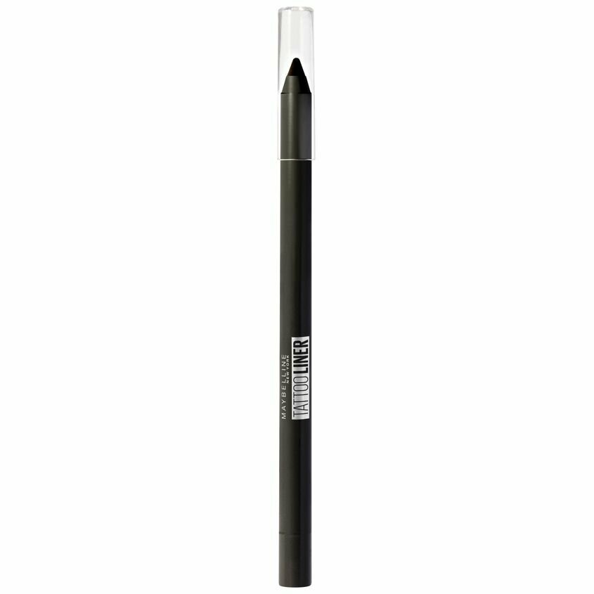 MAYBELLINE NEW YORK Карандаш для глаз гелевый TATOO LINER интенсивный цвет, 900, Черный, 1.3 г