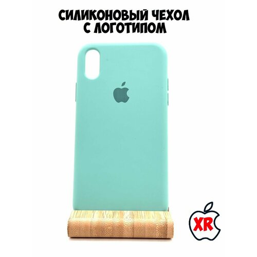 Силиконовый чехол для iPhone XR мятный чехол пластиковый iphone xr 10r сердце на мраморе