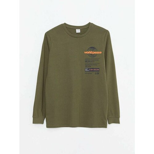 фото Лонгслив isobel, размер 8-9 лет, хаки