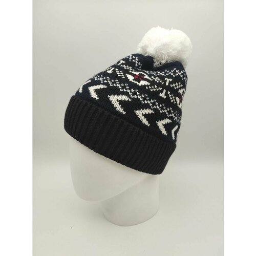 фото Шапка pariredion, размер 56-58, белый, красный