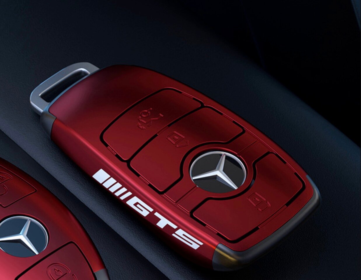Защитный красный чехол MyPads футляр для автомобильного смарт ключа Mercedes-Benz GTS c260 c200l glb gle a200 E С S Класс CLA GLA GLB GLS GLC G.