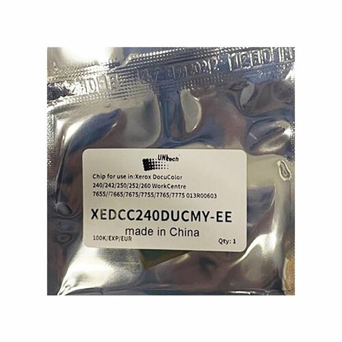 Чип к-жа Xerox WC 7655/7665/7675/7755/7765/7775, DocuColor 240/242/250/252/260 (115K) DRUM color Unitech