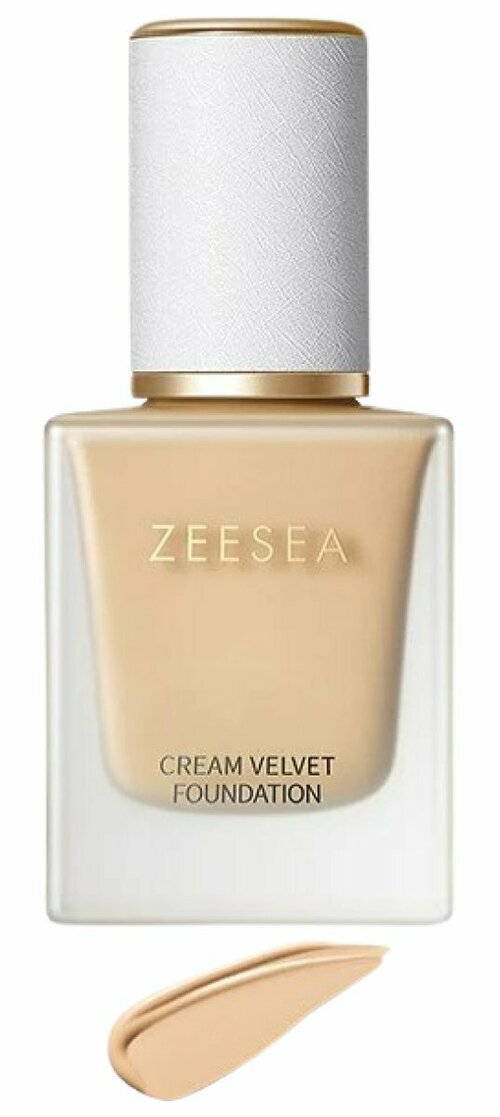 ZEESEA Тональная основа Cream Velvet Liquid Foundation тон 02 Natural натуральный, 20 г