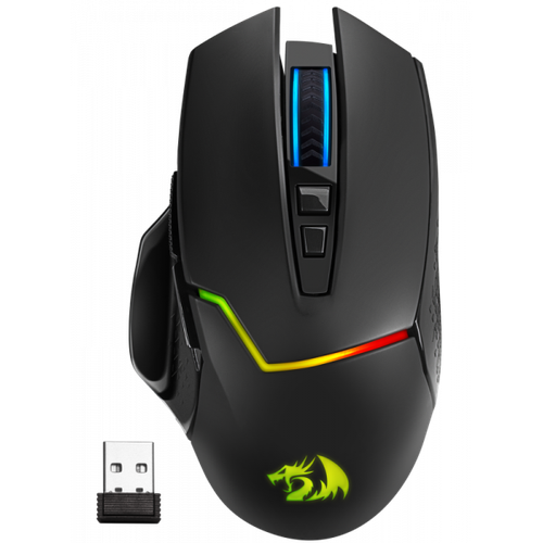 Беспроводная игровая мышь Redragon Mirage Pro, RGB, (71432) серый