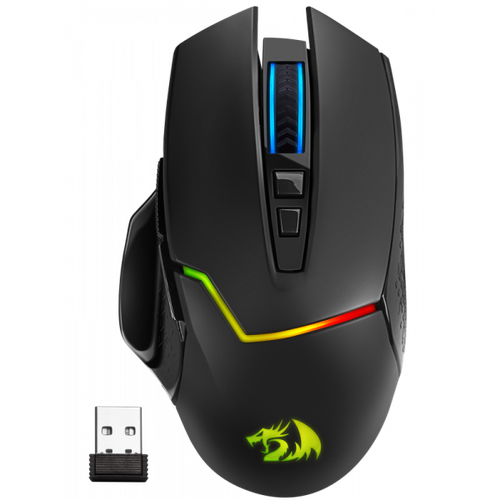 Беспроводная игровая мышь Redragon Mirage Pro, RGB, (71432) мышь redragon mirage pro игровая оптическая беспроводная usb черный [71432]