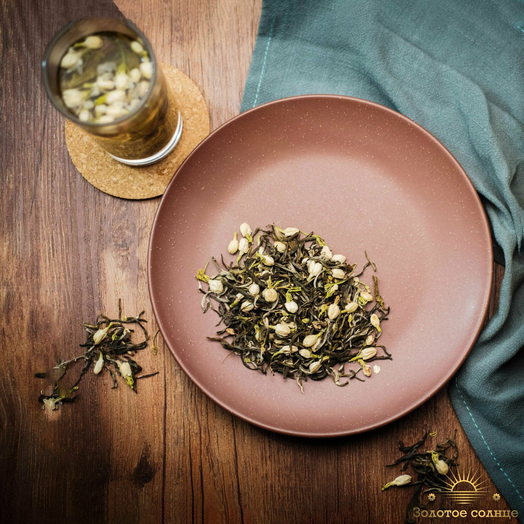 Жасминовый чай. Зеленый чай с жасмином 50 г - фотография № 5