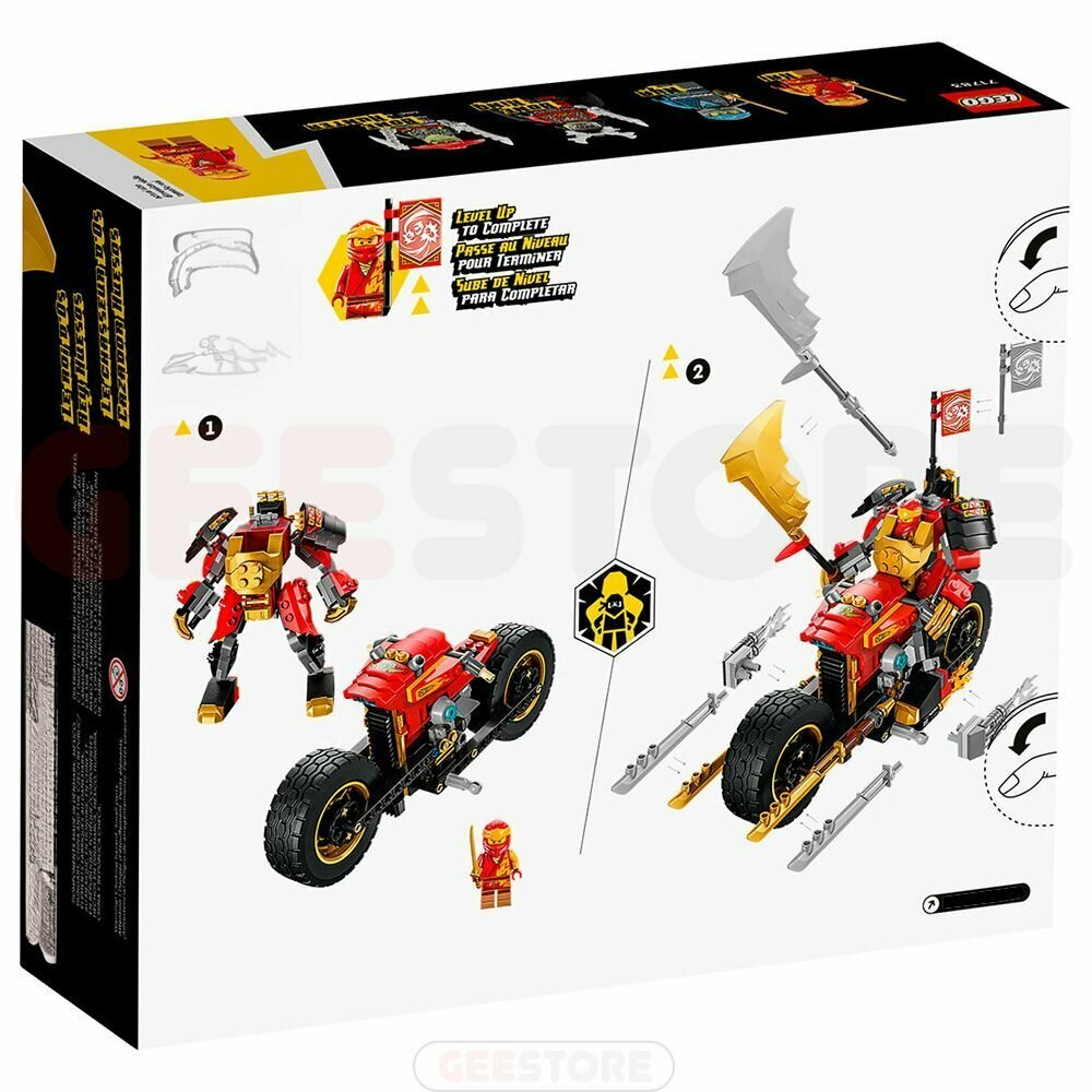 Конструктор Ниндзяго Робот-гонщик Эво Кая — фото 1