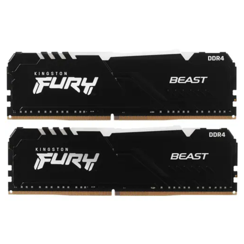 Память оперативная DDR4 16Gb Kingston Fury Beast RGB 2666MHz KF426C16BB1A16 472800₽
